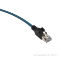 M8 إلى RJ45 4-Pin Cat 5e Ethernet Cable